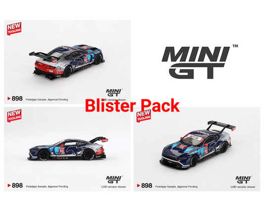 Mini GT 1:64 Ford Mustang GT3 #64 Ford Multimatic Motorsports 2024 IMSA Daytona 24Hrs (Preorder)