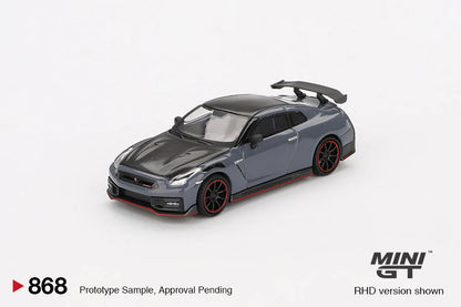 Mini GT 1:64 Nissan GT-R Nismo 2024 NISMO – Stealth Gray (Preorder)