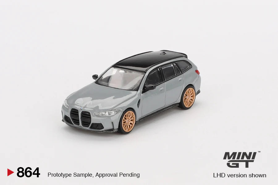 Mini GT 1:64 BMW M3 Competition Touring Brooklyn – Grey (Preorder)