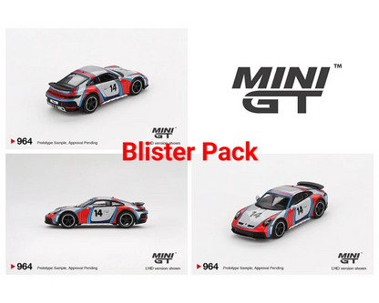 (Coming Soon) Mini GT 1:64 Porsche 911 Dakar “Rally 1974” – Ice Grey Metallic MGT00964-BL