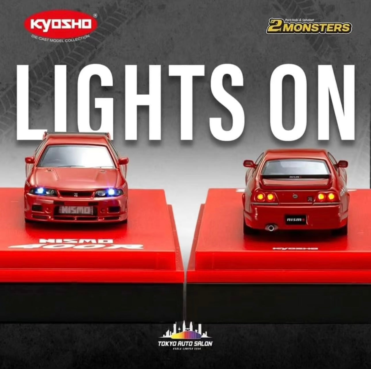 Kyosho 1:64 Mini Car Nissan Nismo 400R R33 Tokyo Auto Show KL 2024 Exclusive [Event Edition]