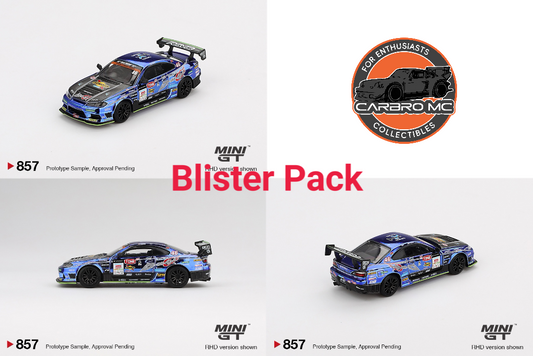 Mini GT 1:64 Japan Exclusive Nissan Silvia (S15) D-MAX #46 D-MAX Racing 2023 D1 MGT00857-BL (Preorder)