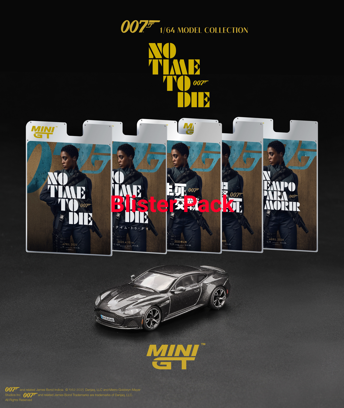 Mini GT 1:64 Aston Martin DBS “No Time To Die” English Version MGT00904-007E