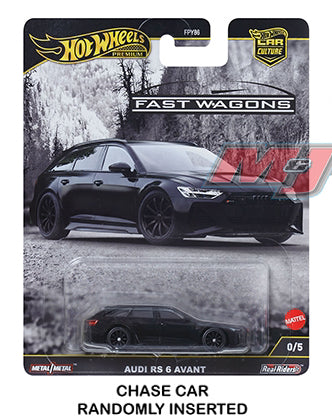 Hot Wheels 1:64 Car Culture 2025 J Case – HW FAST WAGONS FPY86-961J [1 Set - 5 Cars]