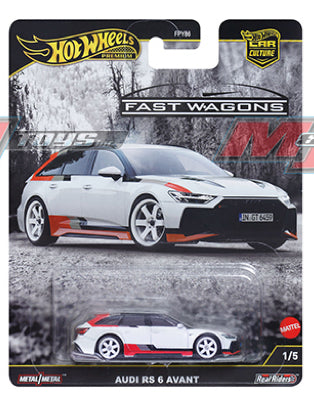 Hot Wheels 1:64 Car Culture 2025 J Case – HW FAST WAGONS FPY86-961J [1 Set - 5 Cars]
