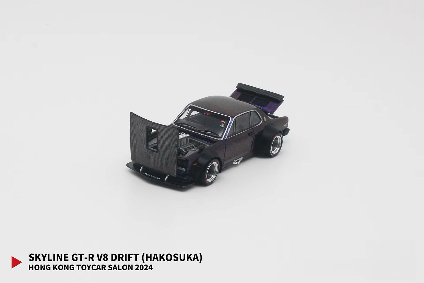 Pop Race 1:64 SKYLINE GT-R V8 DRIFT (HAKOSUKA) Hong Kong Toy Car Salon [Event Edition]