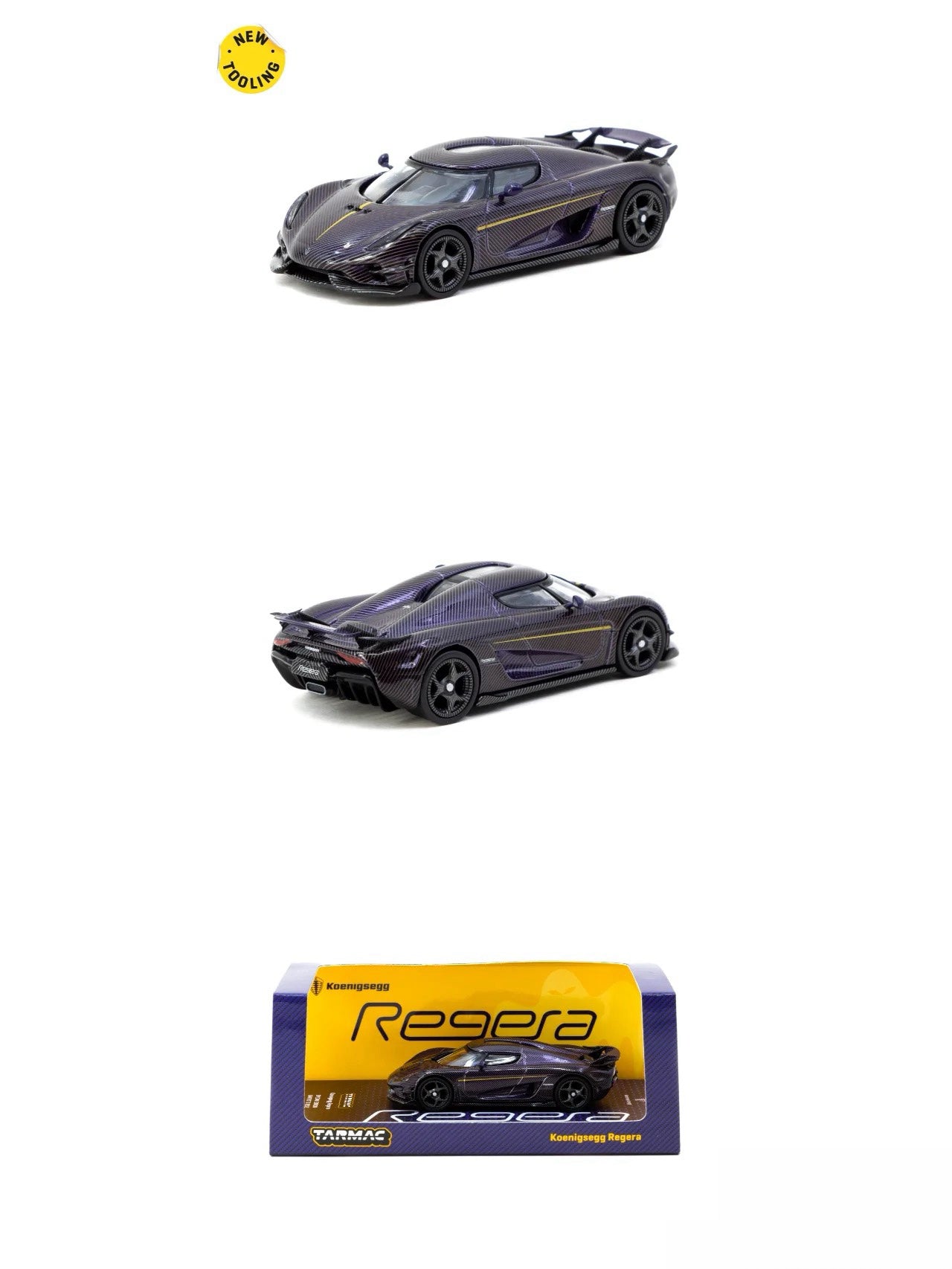 Tarmac Works 1:64 Koenigsegg Regera Hong Kong Toy Car Salon [Event Edition]