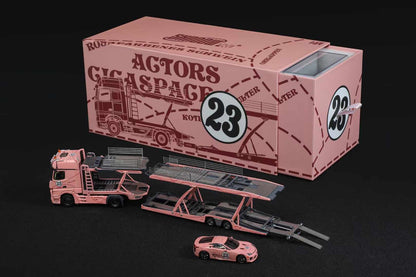 Shadow Pro 1:64 Actros PinkPig (LHD) + LFA PinkPig as a Gift - Limited Edition