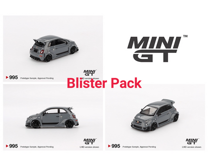 Mini GT 1:64 Abarth 595 LB-WORKS x Abas Works – Grey MGT00995-BL