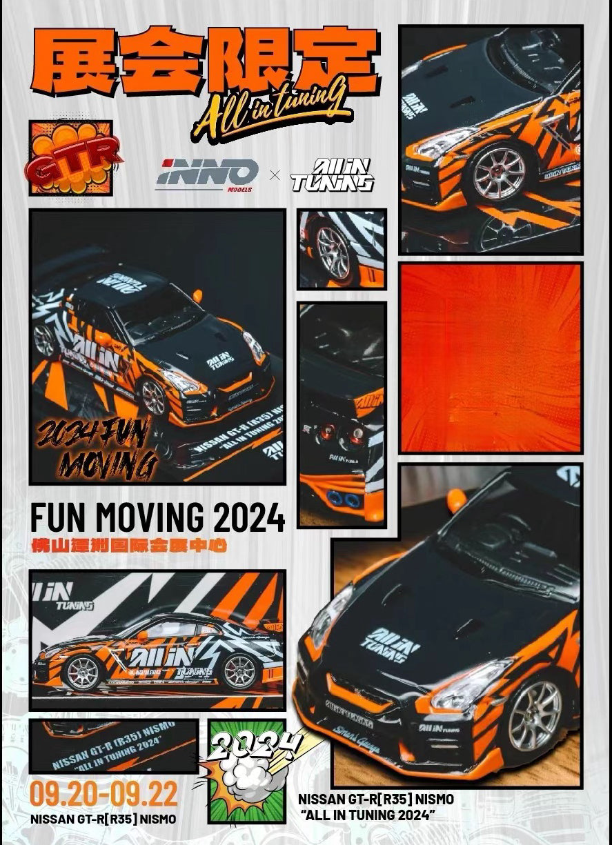 Inno64 1:64 Nissan GT-R (R35) Nismo FoShan AIT 2024 [Event Edition]