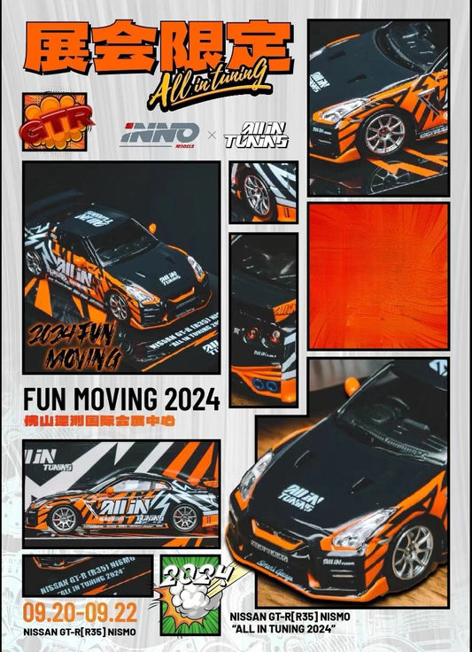 Inno64 1:64 Nissan GT-R (R35) Nismo FoShan AIT 2024 [Event Edition]