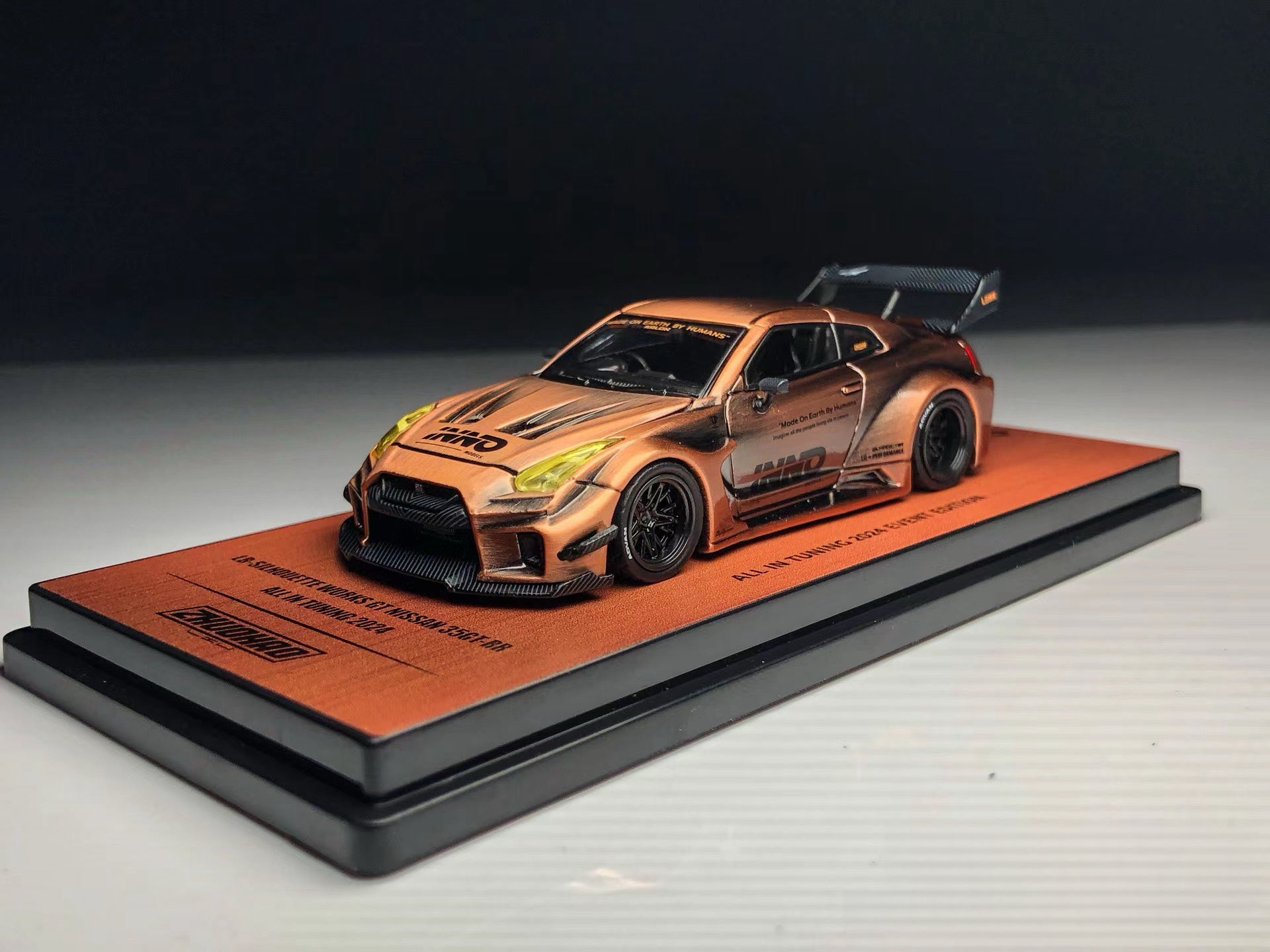 イノモデル 1/64 LBWK 35GT-RR AIT 2024 限定 チェイス INNO64 Nissan 35GT-RR LB-SILHOUETTE WORKS AIT 2024 R35 Chase