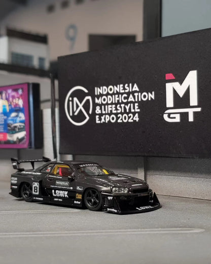 Mini GT 1:64 Nissan LB-ER34 Super Silhouette Skyline IMX 2024 [Event Edition]
