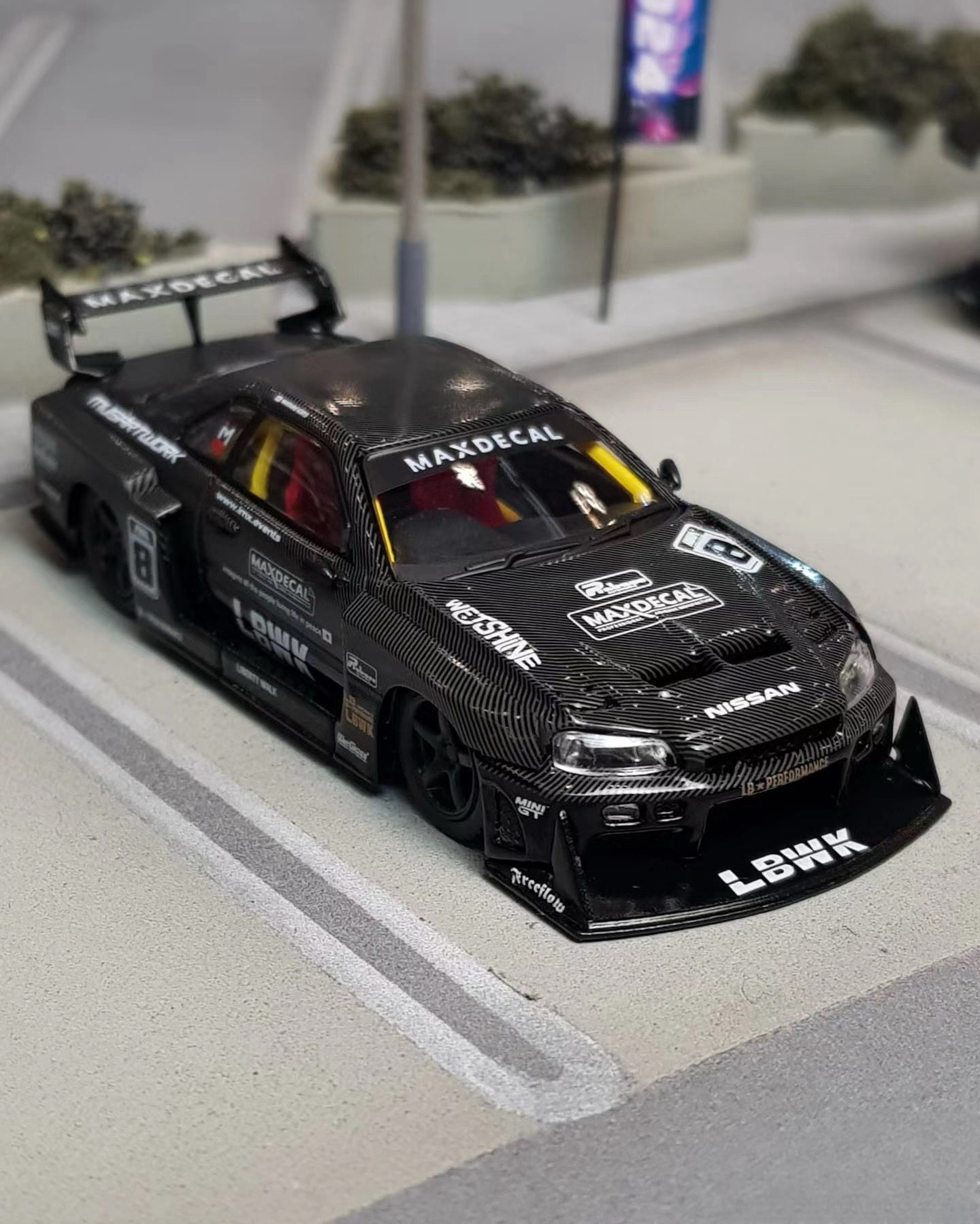 Mini GT 1:64 Nissan LB-ER34 Super Silhouette Skyline IMX 2024 [Event Edition]
