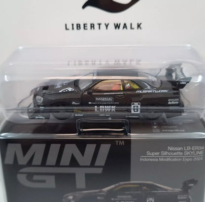 Mini GT 1:64 Nissan LB-ER34 Super Silhouette Skyline IMX 2024 [Event Edition]