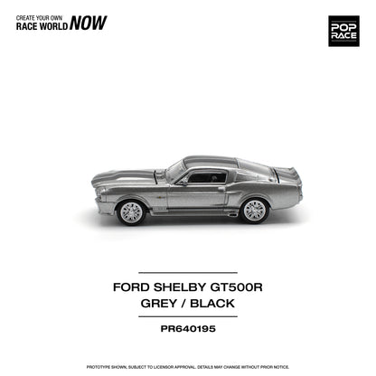 Pop Race 1:64 1967 Shelby Mustang GT500 Grey/Black (Preorder)