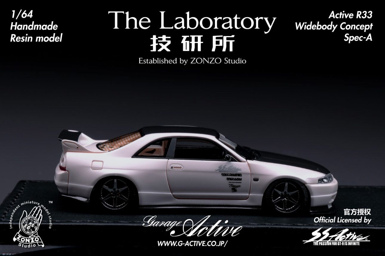 The Laboratory 1:64 Garage Active R33 Widebody Concept Spec-A [8 Colors] (Preorder)