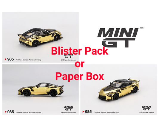 (Coming Soon) Mini GT 1:64 Nissan Z VeilSide FFZ400 - Gold Chrome MGT00985 [2 Versions]