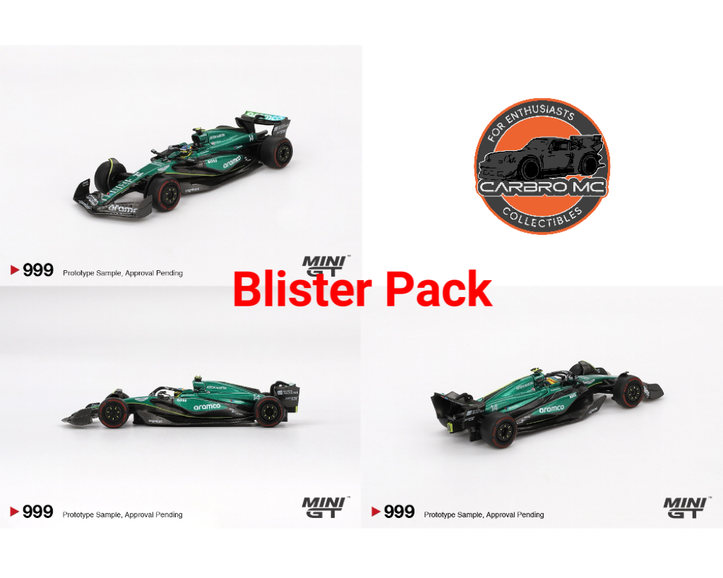 Mini GT 1:64 Aston Martin AMR24 #14 Fernando Alonso 2024 MGT00999-BL (Preorder)