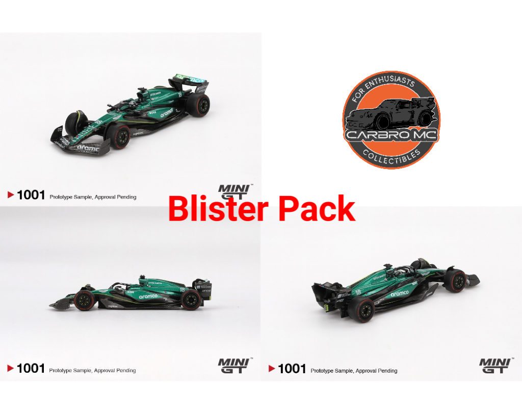 Mini GT 1:64 Aston Martin AMR24 #18 Lance Stroll 2024 MGT01001-BL