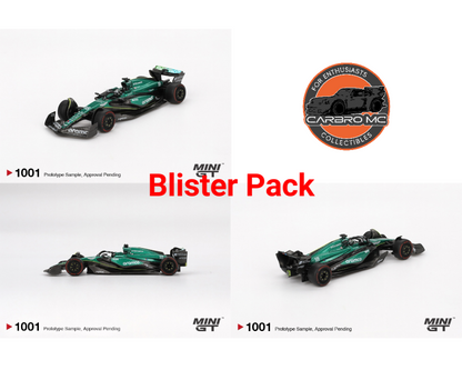 Mini GT 1:64 Aston Martin AMR24 #18 Lance Stroll 2024 MGT01001-BL