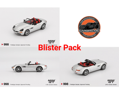 Mini GT 1:64 BMW Z8 Silver MGT00998-BL (Preorder)