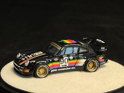 PGM 1:64 Porsche RWB 964 Black Apple Livery (Preorder)