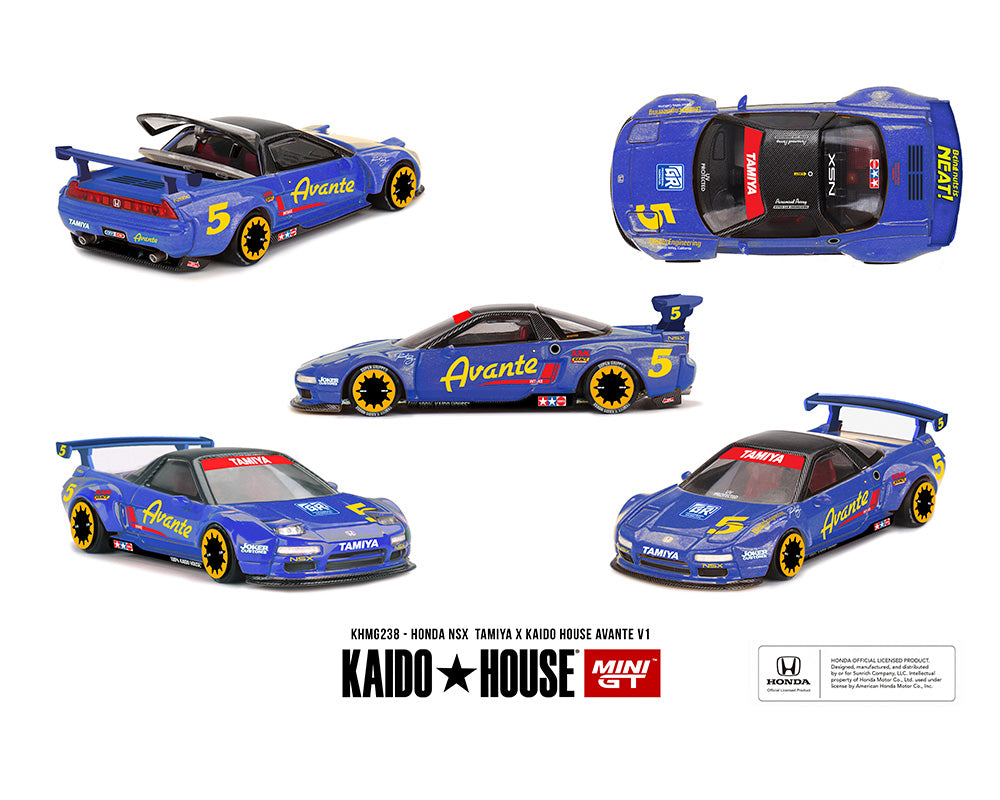 Kaido House 1:64 Honda NSX Tamiya X Kaido House Avante V1- Blue