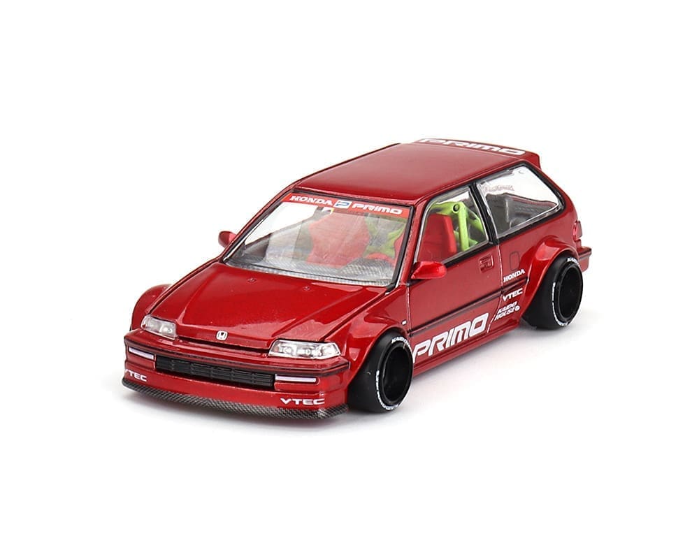 Kaido House x Mini GT 1:64 Honda Civic (EF) Kaido Works V2- M Red (Preorder)