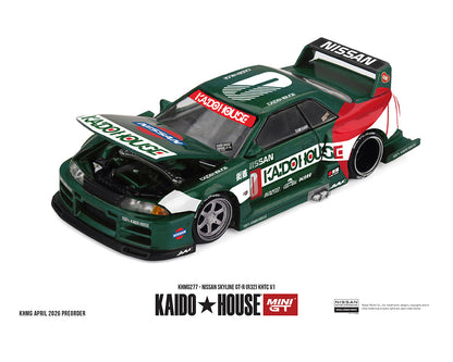 Model car with Kaido House branding on a white background