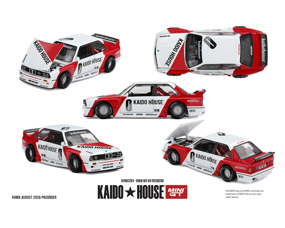 (Preorder) Kaido House x Mini GT 1:64 BMW M3 KH REDBORO KHMG293