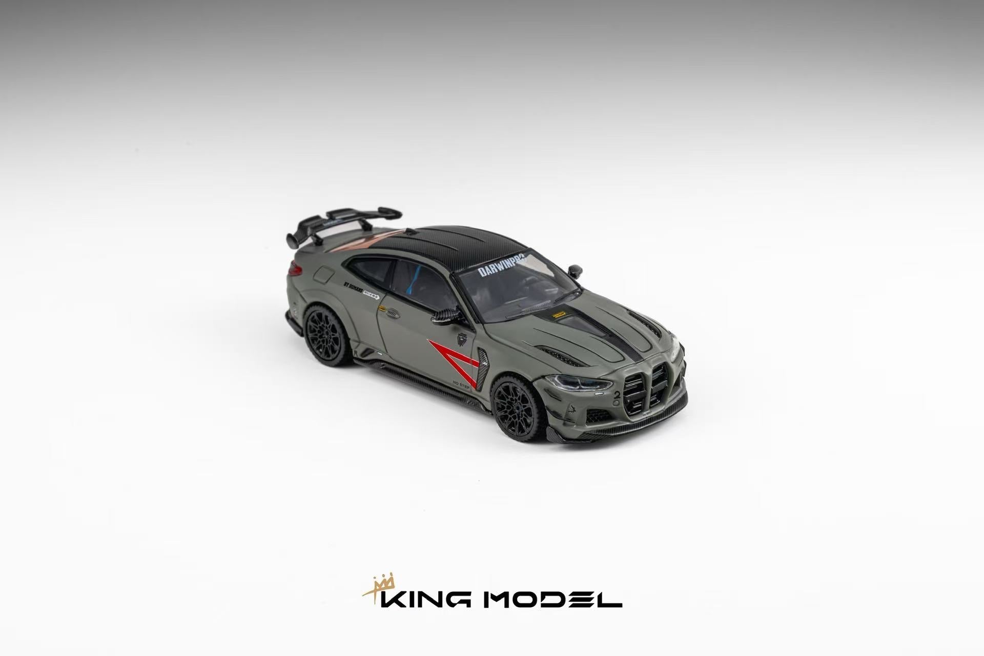 Model car on a gray background with 'King Model' branding.