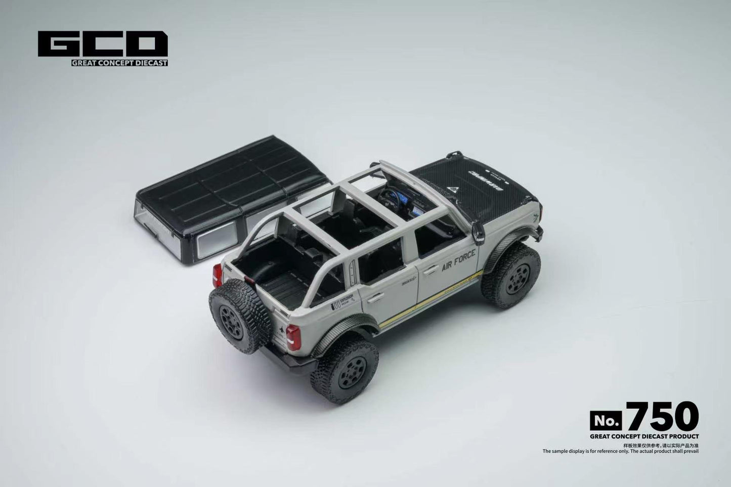 (Preorder) GCD 1:64 BRONCO DARWINPRO AIR FORCE GREY (LHD) KS-022-750