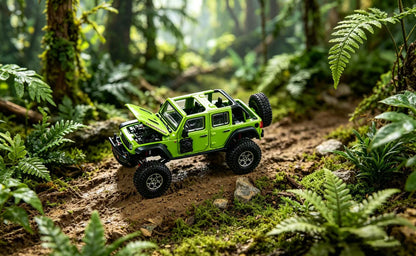 GCD 1:64 Jeep Wrangler - LHD 2024 Green/Black KS-102-648/KS-102-649 [2 Colors]