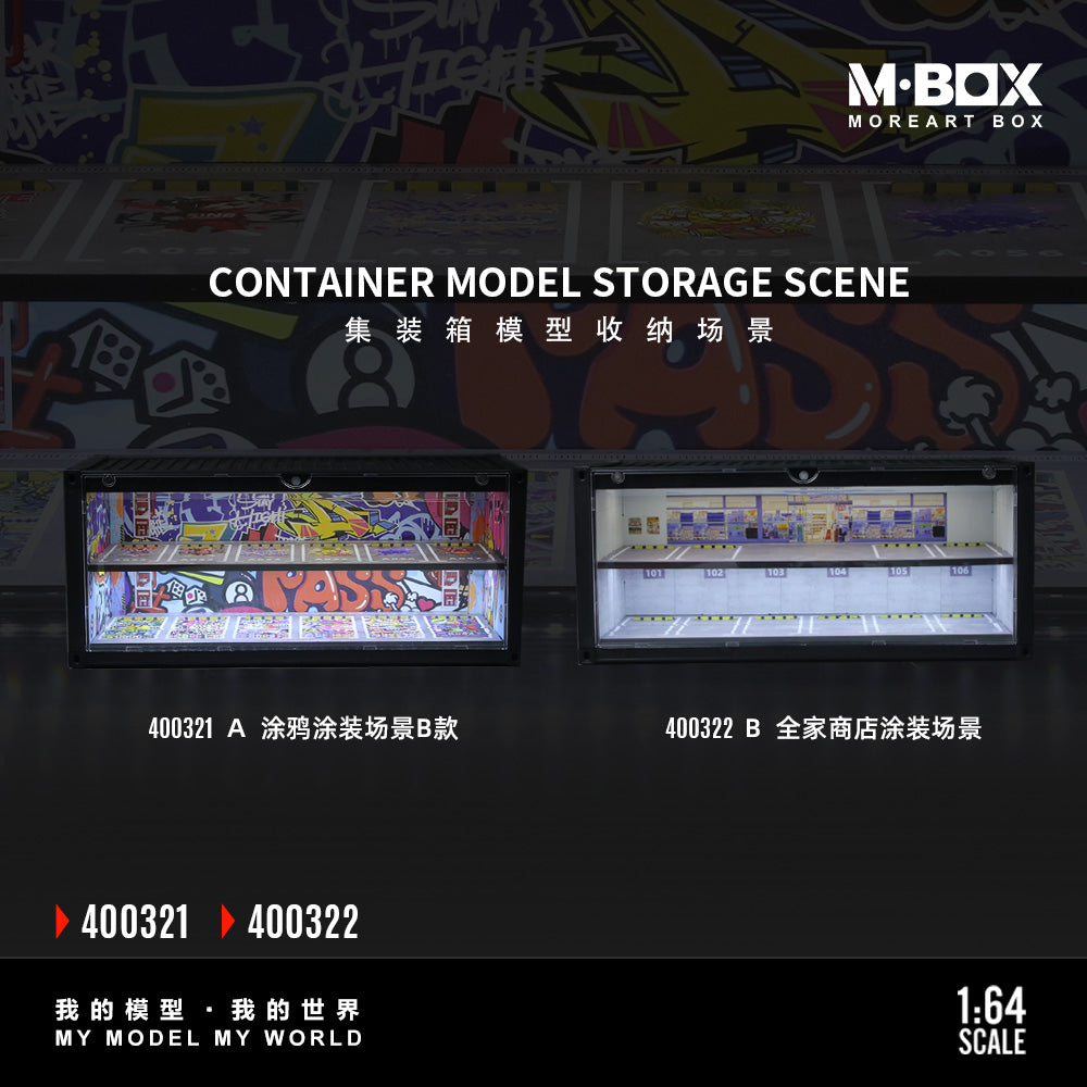 MoreArt 1:64 Container Model Storage Scene MB400321/MB400322 [2