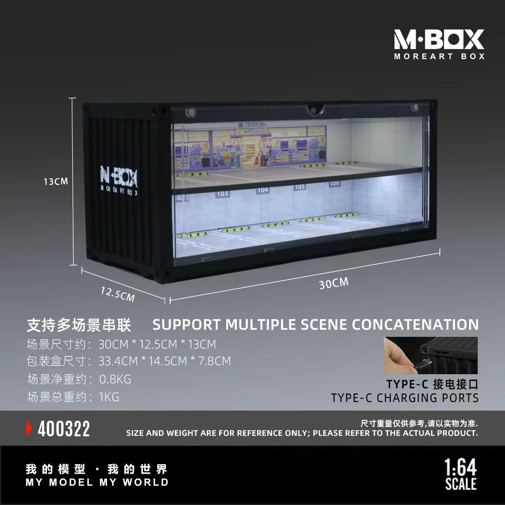MoreArt 1:64 Container Model Storage Scene MB400321/MB400322 [2