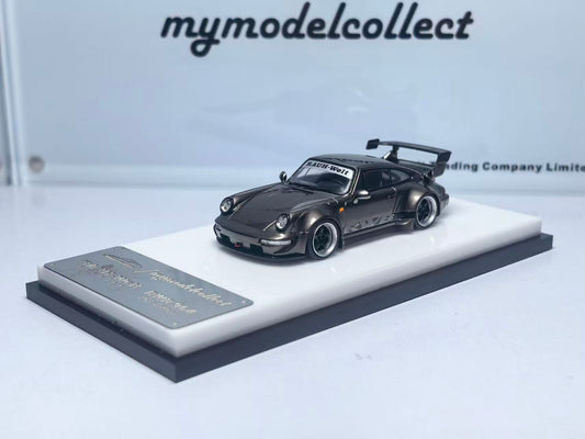 Model car on a display stand with 'mymodelcollect' branding.