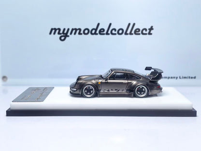 Model car on a display stand with 'mymodelcollect' branding.