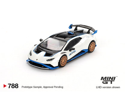 Mini GT 1:64 Lamborghini Huracán STO – Bianco Asopo (Preorder)