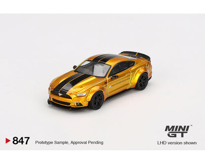 Mini GT 1:64 LB-WORKS FORD MUSTANG – LB Gold- Limited Edition (Preorder)