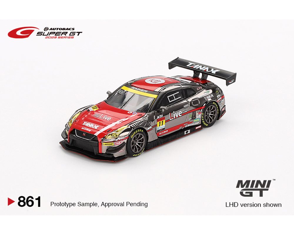 Mini GT 1:64 Japan Exclusive Nissan GT-R NISMO GT3 #11 “GAINER TANAX GT-R” GAINER 2023 SUPER GT SERIES MGT00861-BL