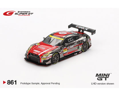 Mini GT 1:64 Japan Exclusive Nissan GT-R NISMO GT3 #11 “GAINER TANAX GT-R” GAINER 2023 SUPER GT SERIES MGT00861-BL