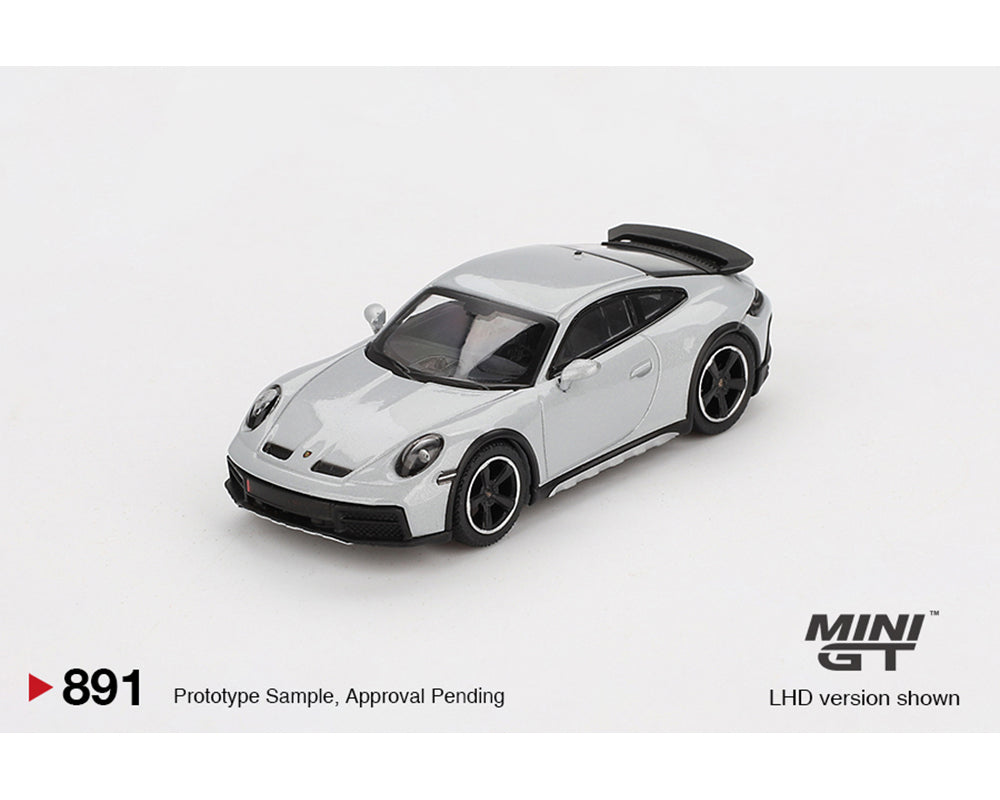 Mini GT 1:64 Porsche 911 Dakar – Ice Gray Metallic MGT00891-BL
