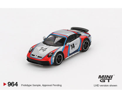 (Coming Soon) Mini GT 1:64 Porsche 911 Dakar “Rally 1974” – Ice Grey Metallic MGT00964-BL