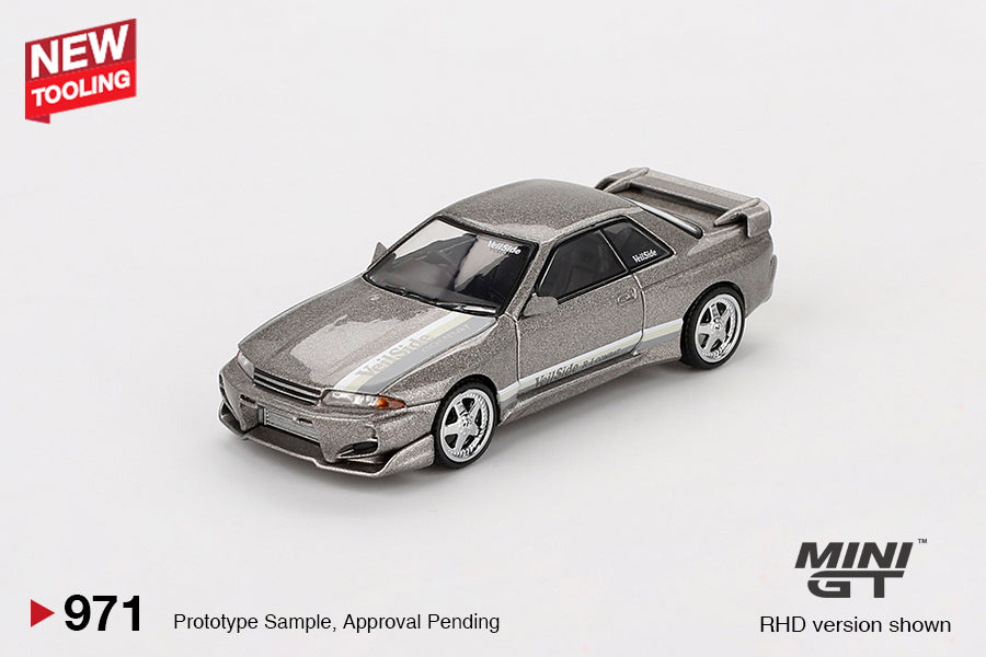 MiniGT 1/64 Nissan Skyline GT-R (R32) Veilside Combat C-I – Veilside Combat Grey MGT00971-CH Diecast Car for collectible