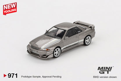 MiniGT 1/64 Nissan Skyline GT-R (R32) Veilside Combat C-I – Veilside Combat Grey MGT00971-CH Diecast Car for collectible