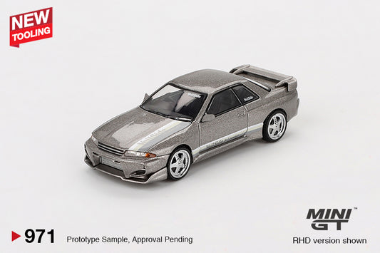 MiniGT 1/64 Nissan Skyline GT-R (R32) Veilside Combat C-I – Veilside Combat Grey MGT00971-CH Diecast Car for collectible