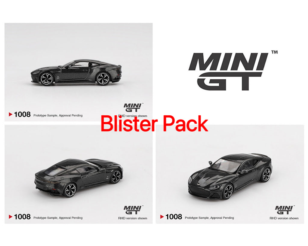 Mini GT 1:64 Aston Martin DBS 007 Edition – Black MGT01008-BL Diecast car model for collectible