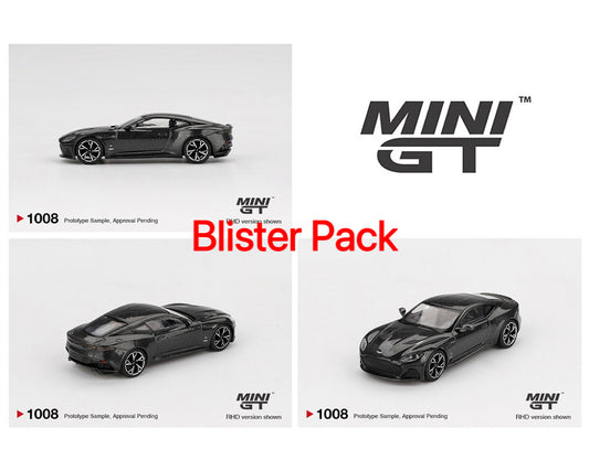 Mini GT 1:64 Aston Martin DBS 007 Edition – Black MGT01008-BL Diecast car model for collectible