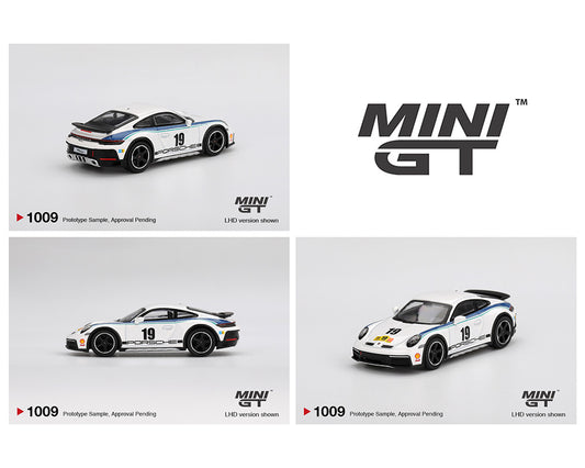 Mini GT 1:64 Porsche 911 Dakar Rally 1974 – White MGT01009-BL (Preorder)
